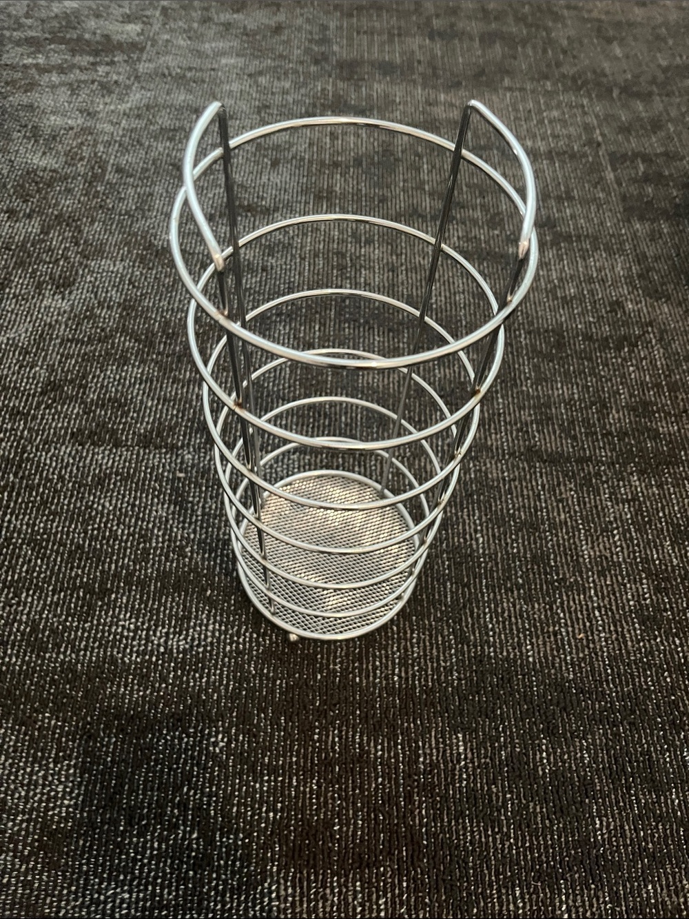 Toilet paper holder . Silver Finish